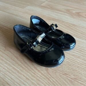 Michael Kors Black Patent Leather Ballet Flats Baby Size 5